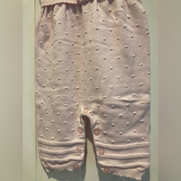 Kriss Kids pink knitted Spanish romper baby girl 3-6 months - Picture 2 of 5